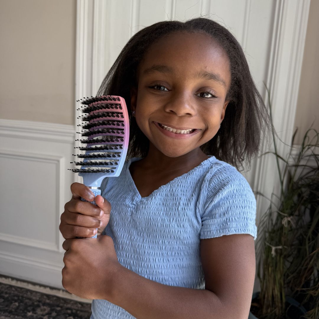 Brosse démêlante anti-douleur pour enfant Captily™