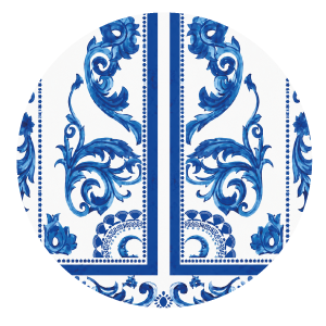 Popeline bleu porcelaine